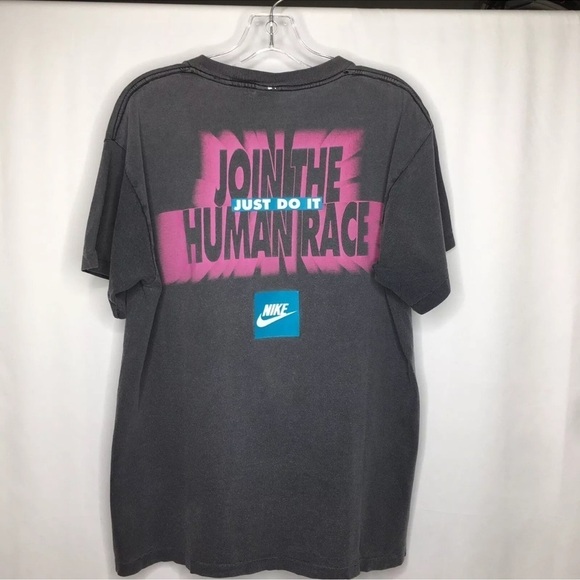 Vintage Nike Instant Karma Gonna Get You Join The Human Race 90s RARE - Picture 3 of 10